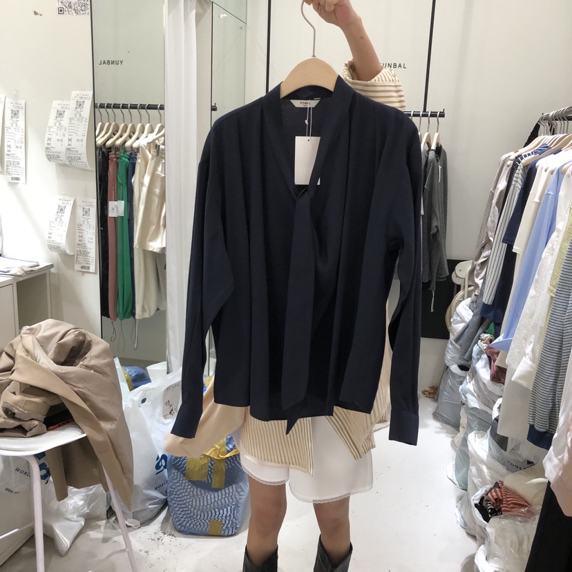 YUNBAL韓國直郵女裝新品時尚人氣26春夏推薦真品襯衫蕾絲衫YUNBAL襯衫/蕾絲衫圖色3