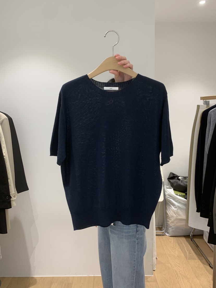 OUR-A/NOVAE東大門直郵女士新品人氣熱賣職業推薦T恤棉布OUR-A/NOVAET恤圖色3