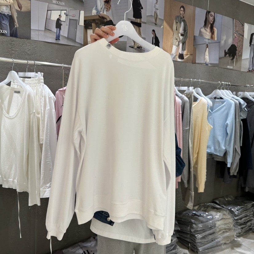 MIXXIN東大門代購女裝新品26春夏人氣休閑職業真品時尚衛衣MIXXIN衛衣圖色1