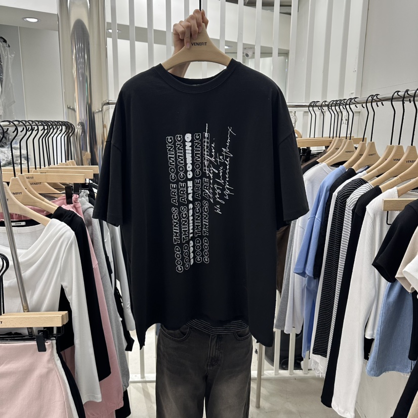 VENEFIT東大門實拍女裝新品人氣時尚熱賣推薦休閑職業T恤VENEFIT/JENNIET恤圖色2