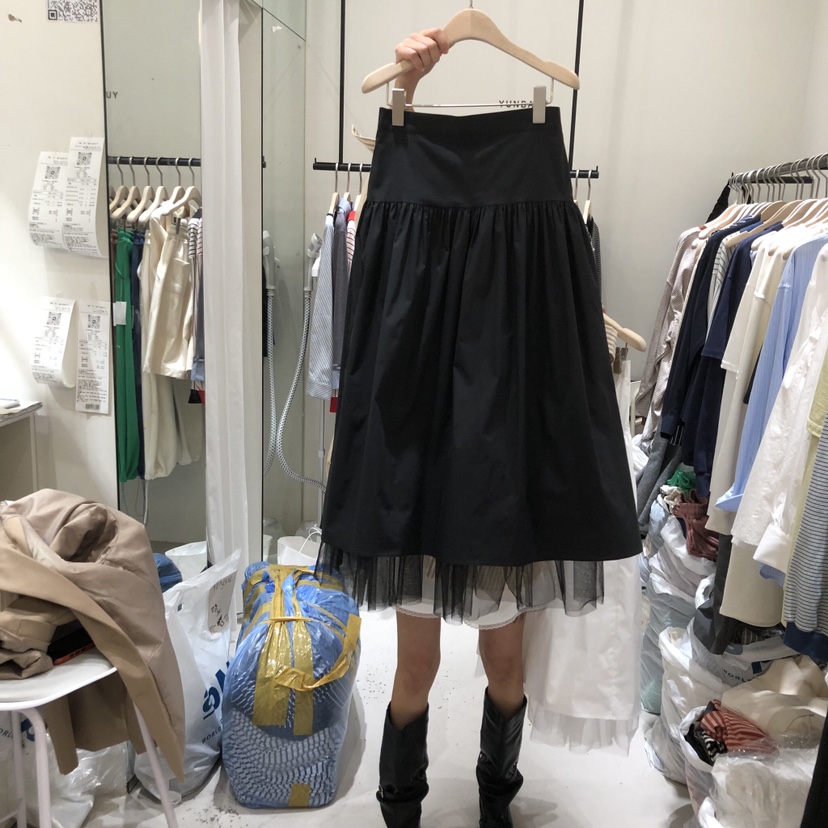 YUNBAL東大門代購女裝新品人氣熱賣休閑26春夏半身裙中短裙YUNBAL半身裙/中短裙圖色2