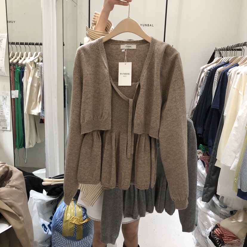 YUNBAL東大門代購女士新品時尚休閑推薦真品熱賣人氣套裝YUNBAL套裝圖色2