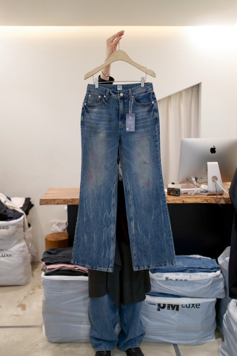 FRIC東大門實拍女裝新款推薦時尚職業26春夏真品休閑牛仔褲FRIC牛仔褲圖色1