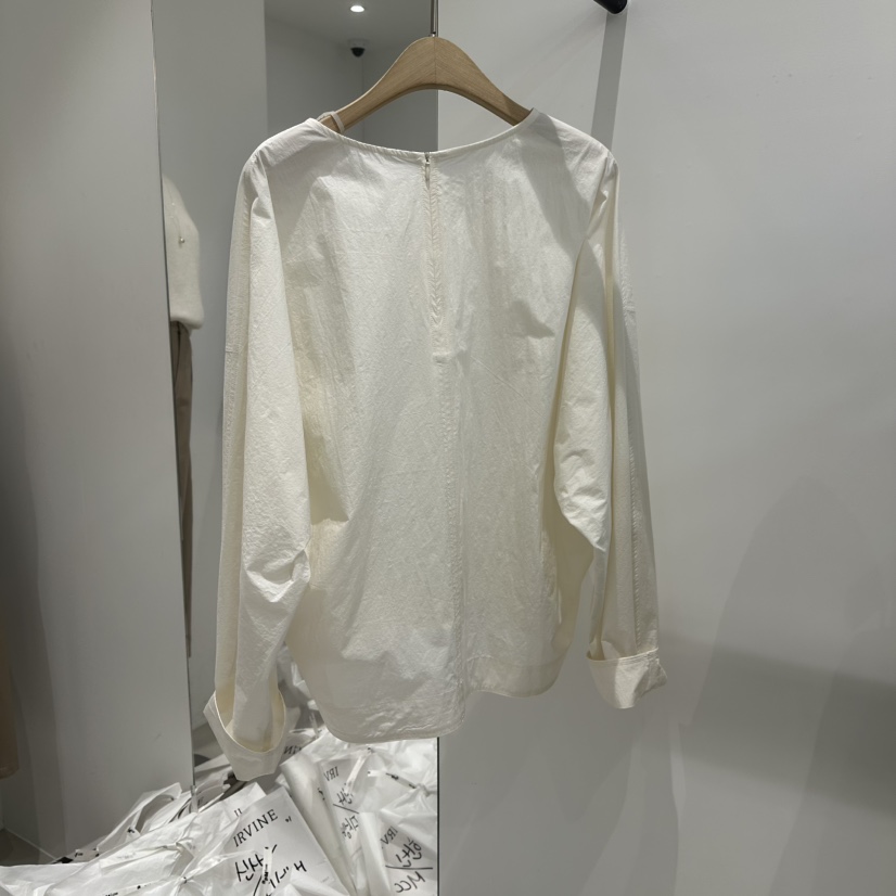 IRVINE東大門直郵女士新款職業26春夏人氣休閑襯衫蕾絲衫IRVINE襯衫/蕾絲衫