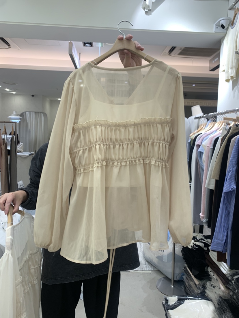 BY BOMI韓國代購女士新款時尚職業人氣26春夏套裝套裝雪紡BY BOMI套裝