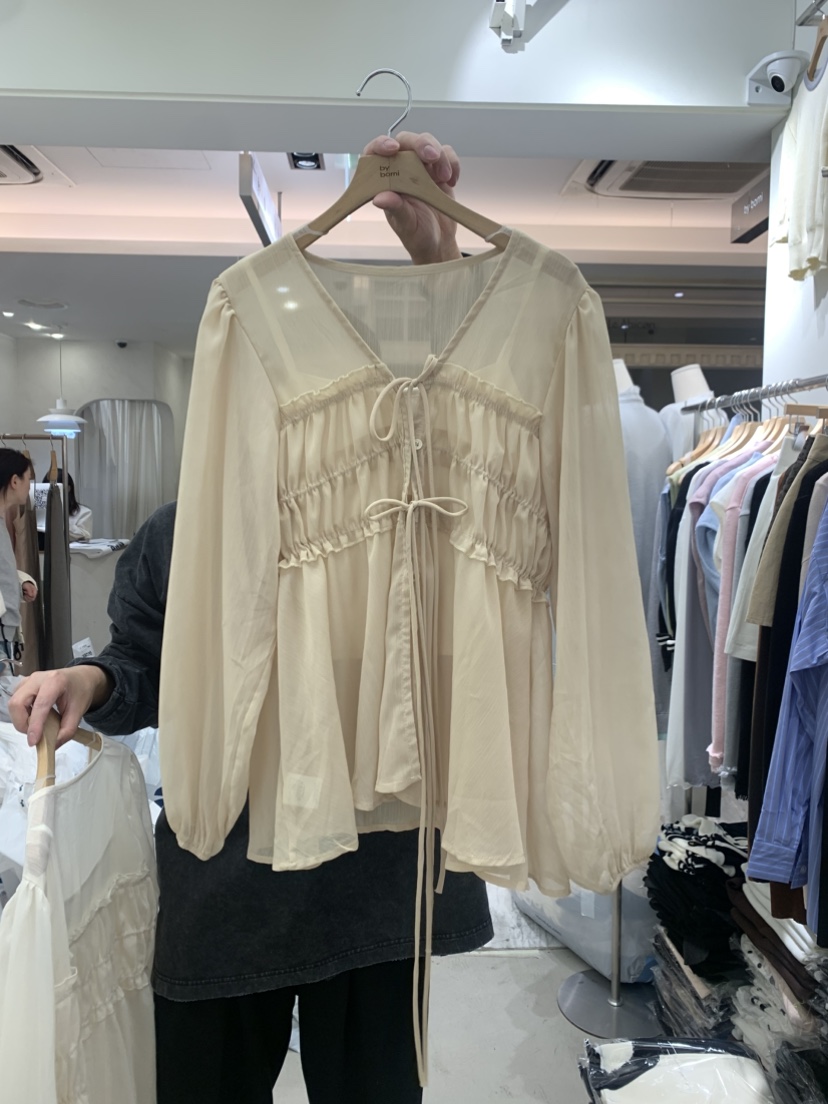 BY BOMI韓國代購女士新款時尚職業人氣26春夏套裝套裝雪紡BY BOMI套裝圖色1