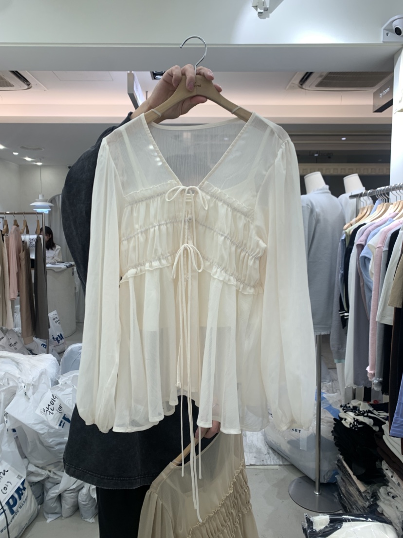 BY BOMI韓國代購女士新款時尚職業人氣26春夏套裝套裝雪紡BY BOMI套裝圖色2