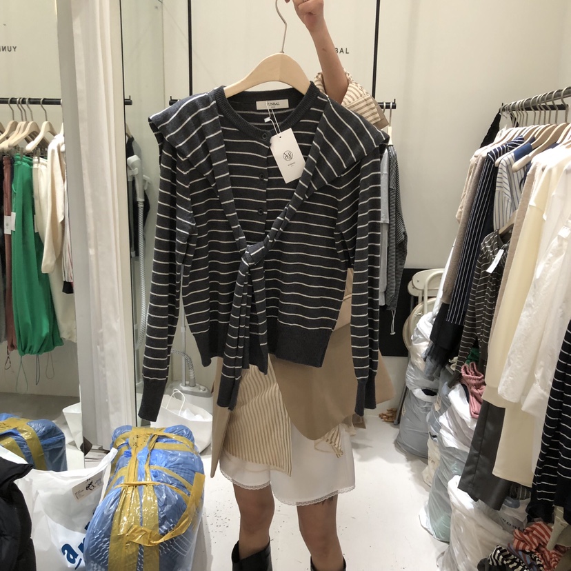 YUNBAL東大門實拍女士新品推薦人氣休閑真品針織衫披肩開衫YUNBAL針織衫圖色3