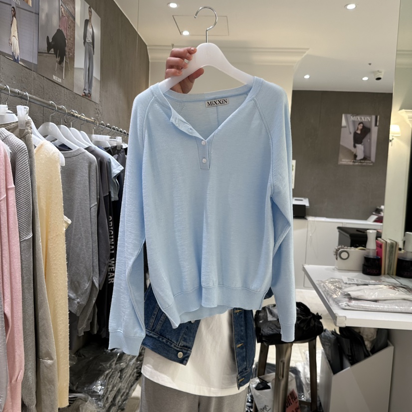 MIXXIN東大門直郵女裝新款人氣熱賣時尚職業休閑26春夏針織衫MIXXIN針織衫圖色2