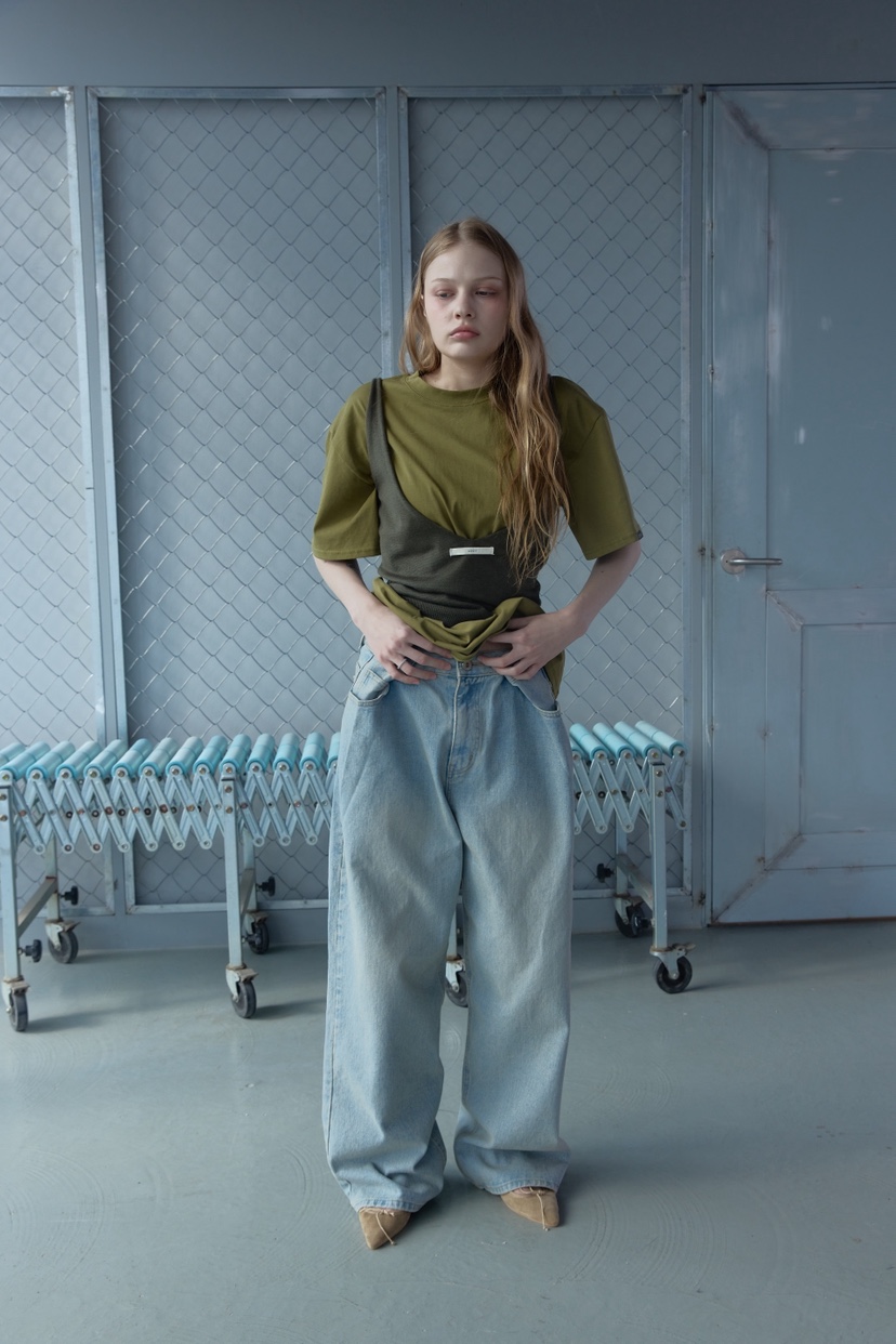 UOOV東大門代購女裝新品26春夏人氣職業真品推薦時尚牛仔褲UOOV牛仔褲