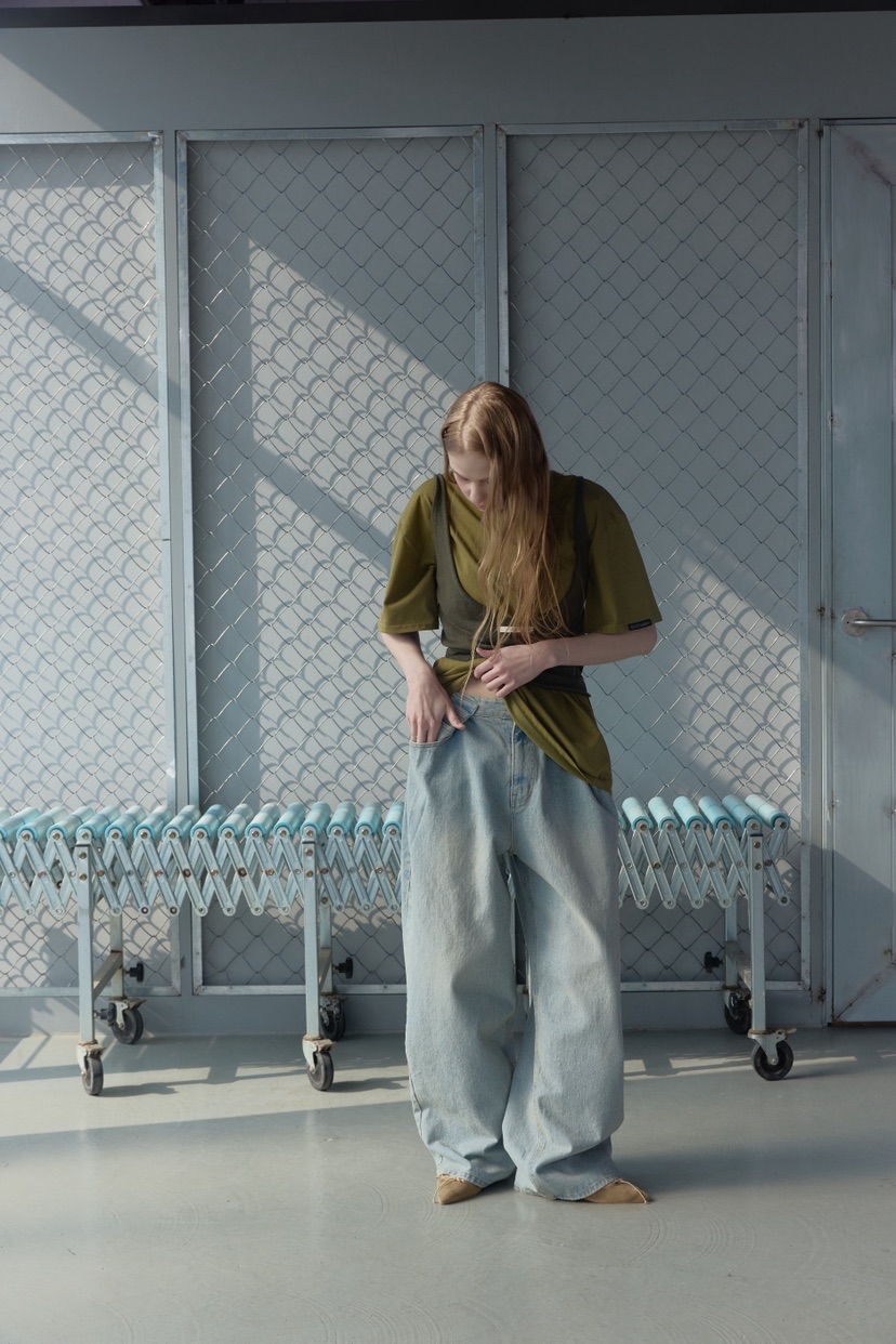 UOOV東大門代購女裝新品26春夏人氣職業真品推薦時尚牛仔褲UOOV牛仔褲