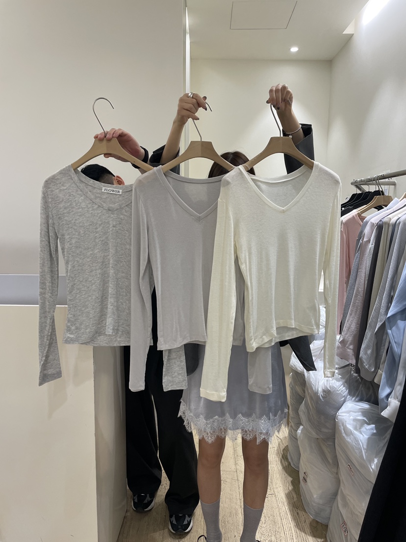 FLOWER-L東大門直郵女裝新款人氣休閑推薦真品職業長袖T恤FLOWER-L長袖T恤