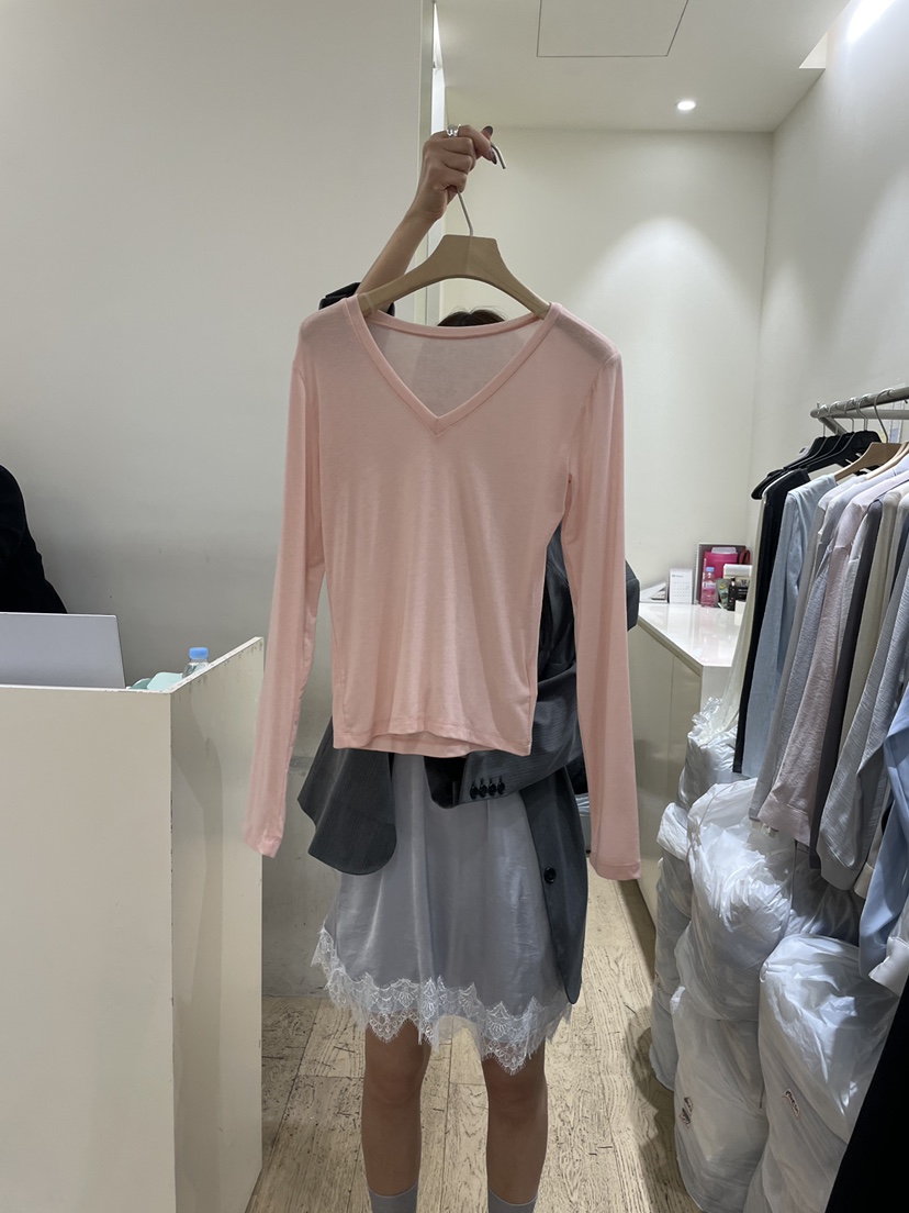 FLOWER-L東大門直郵女裝新款人氣休閑推薦真品職業長袖T恤FLOWER-L長袖T恤圖色5