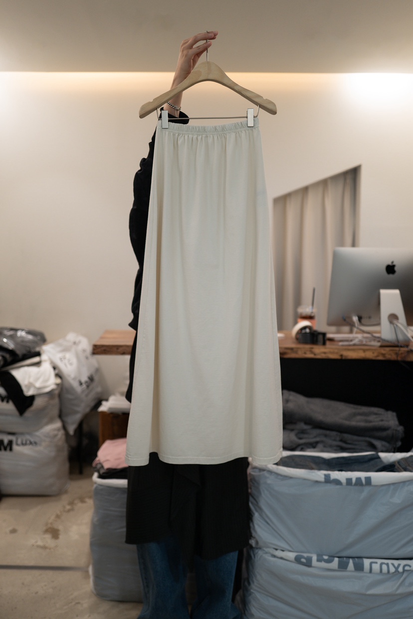 FRIC韓國直郵女士新品26春夏休閑時尚熱賣人氣職業長裙棉質FRIC長裙