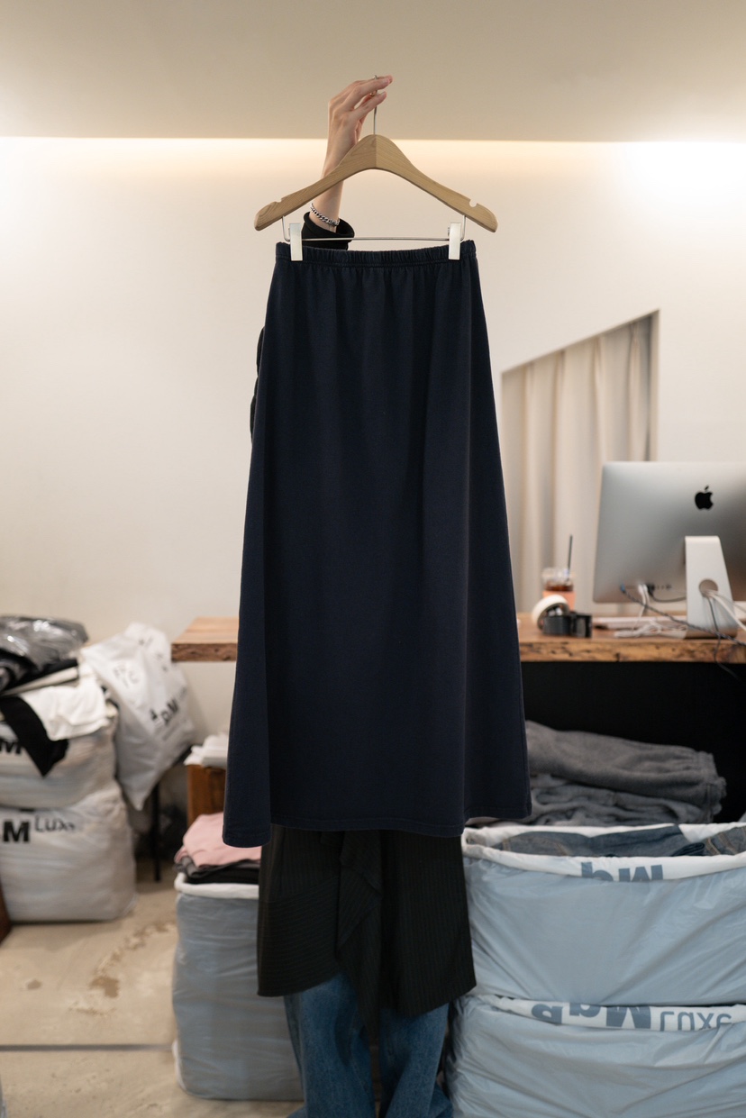 FRIC韓國直郵女士新品26春夏休閑時尚熱賣人氣職業長裙棉質FRIC長裙圖色2