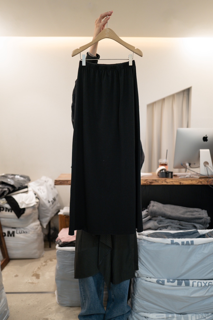 FRIC韓國直郵女士新品26春夏休閑時尚熱賣人氣職業長裙棉質FRIC長裙圖色4