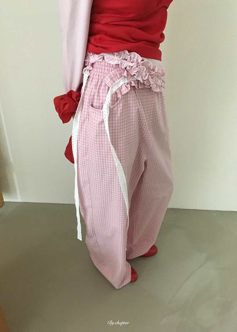 BY CHAPTER東大門代購女士新品人氣真品26春夏休閑褲含腰帶BY Chapter休閑褲