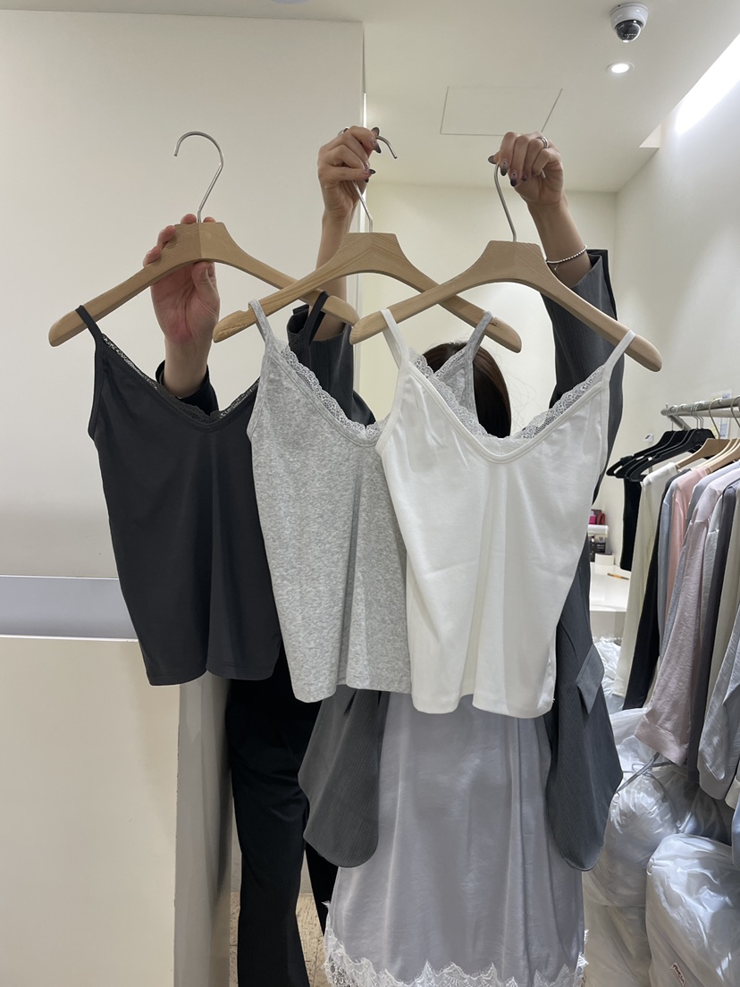 FLOWER-L東大門直郵女士新款熱賣26春夏時尚休閑吊帶背心FLOWER-L吊帶/背心