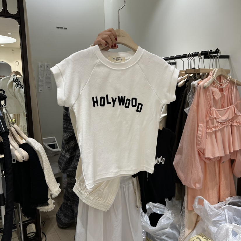 THEMORYPARK東大門代購女裝新款職業休閑推薦熱賣人氣T恤THE MORY PARKT恤圖色1