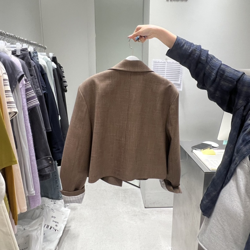 NUESE東大門實拍女士新款人氣26春夏真品休閑熱賣職業夾克NUESE夾克