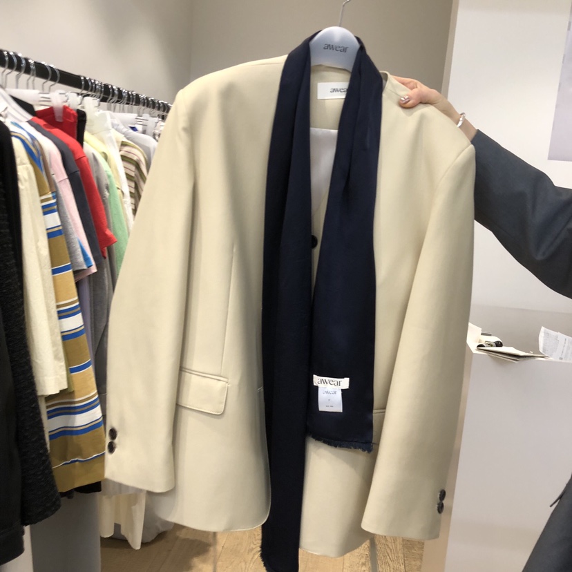 RUMIRU/AWEAR東大門實拍女士新品時尚職業26春夏圍巾披肩awear/RUMIRU圍巾/披肩圖色2