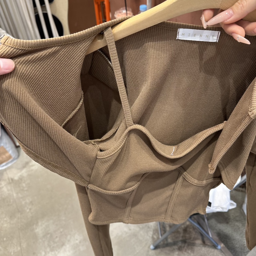 MIENNE東大門實拍女裝新品熱賣推薦職業針織衫假兩件套裝MIENNE針織衫