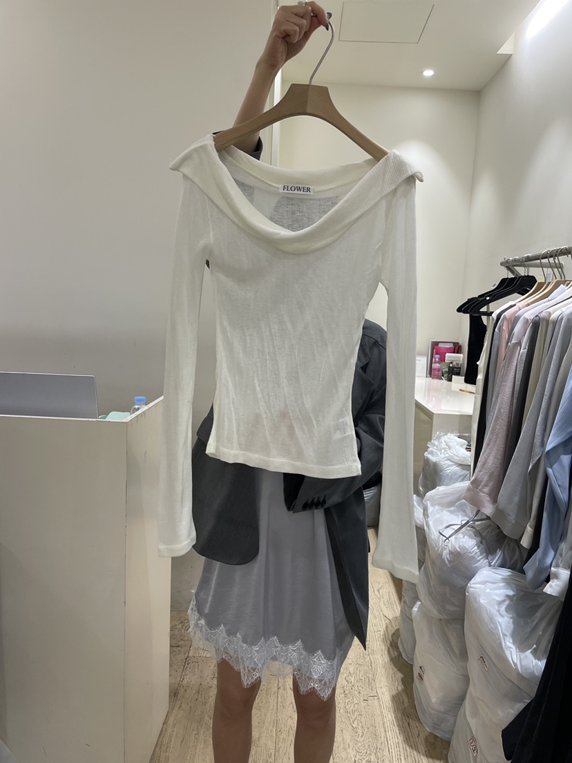 FLOWER-L東大門實拍女士新品職業人氣休閑時尚熱賣長袖T恤FLOWER-L長袖T恤圖色1