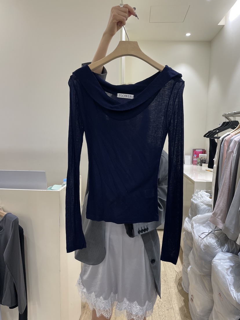 FLOWER-L東大門實拍女士新品職業人氣休閑時尚熱賣長袖T恤FLOWER-L長袖T恤圖色3