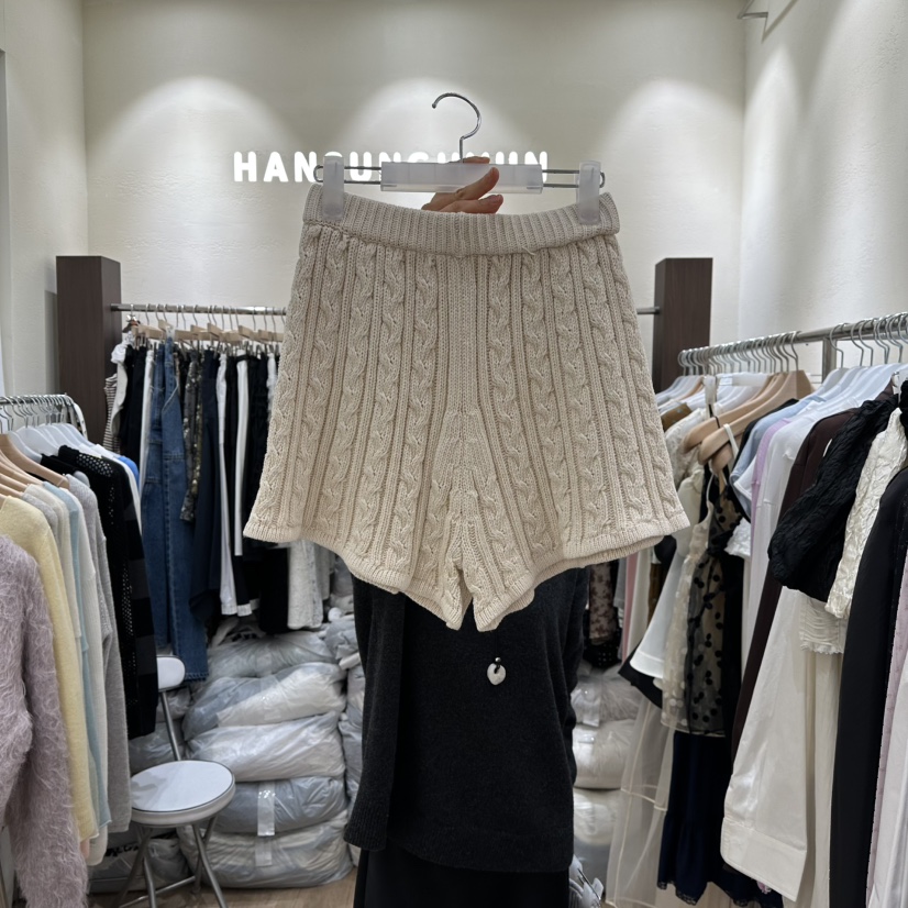 HANSUNGHYUN東大門直郵女裝新款熱賣時尚休閑26春夏真品短褲HANSUNGHYUN短褲