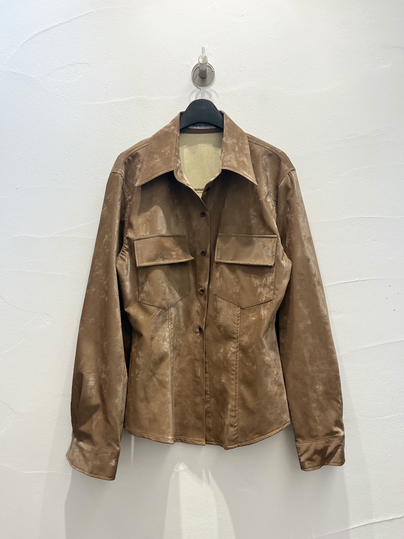 BROWN PAPER-S東大門代購女士新款人氣時尚26春夏襯衫蕾絲衫BROWN PAPER-S襯衫/蕾絲衫圖色2