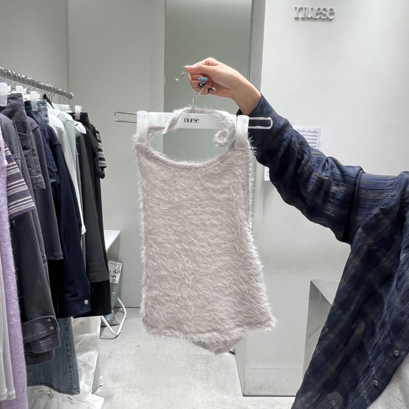 NUESE韓國代購女士新品26春夏推薦人氣時尚真品職業吊帶背心NUESE吊帶/背心圖色2