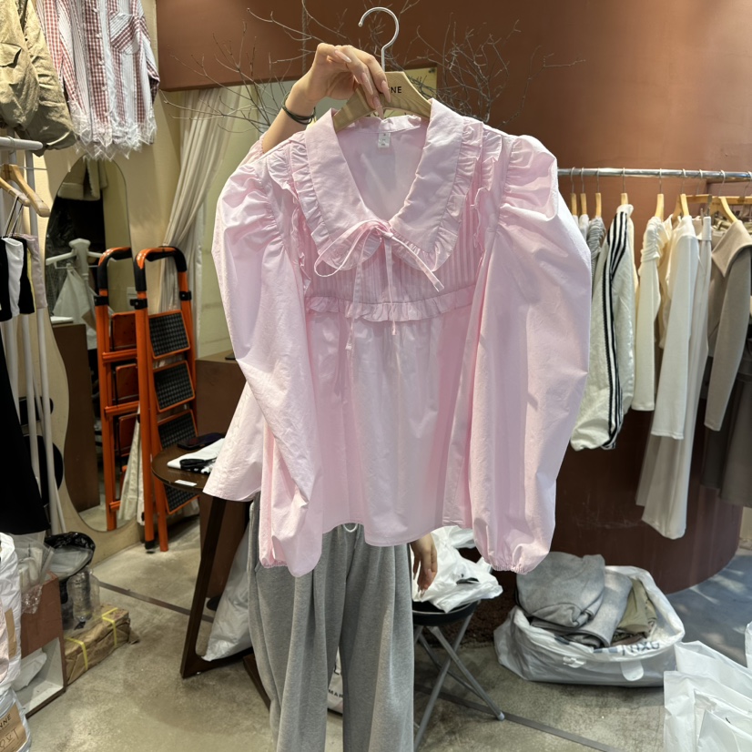 MIENNE東大門代購女裝新款人氣職業熱賣推薦時尚襯衫蕾絲衫MIENNE襯衫/蕾絲衫圖色2