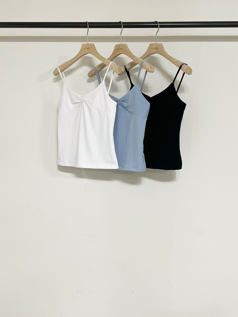 CLAFO東大門實拍女裝新品休閑推薦職業人氣熱賣26春夏吊帶背心CLAFO吊帶/背心