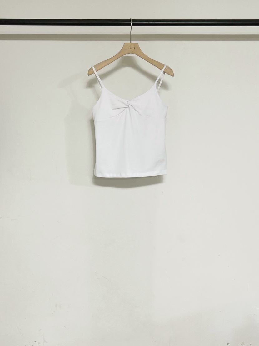 CLAFO東大門實拍女裝新品休閑推薦職業人氣熱賣26春夏吊帶背心CLAFO吊帶/背心圖色1