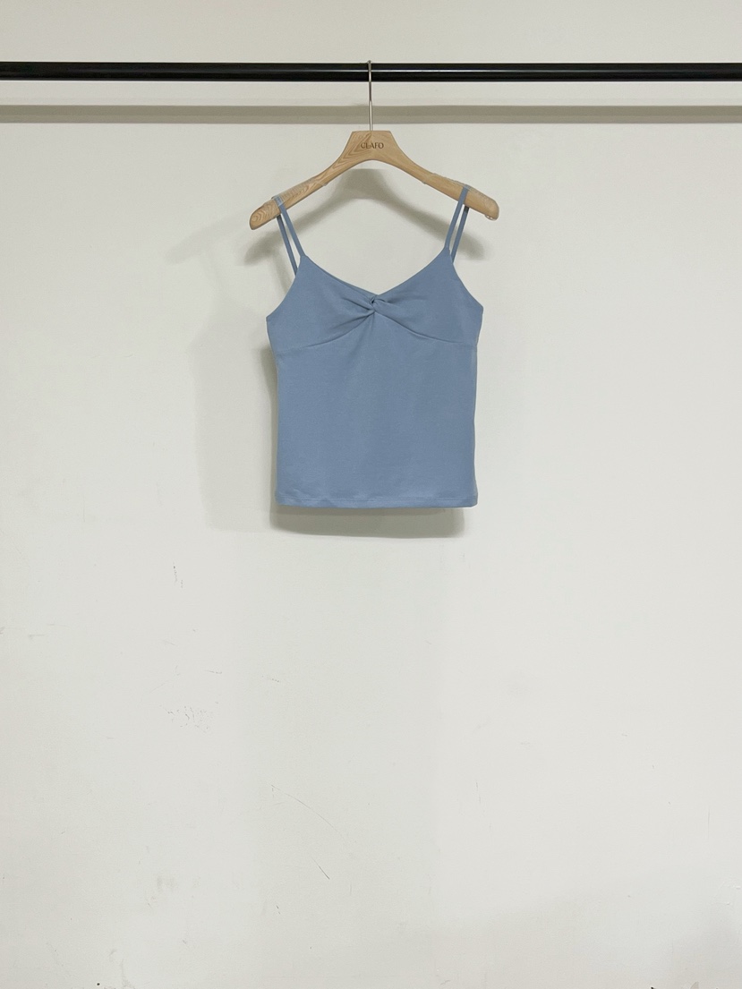 CLAFO東大門實拍女裝新品休閑推薦職業人氣熱賣26春夏吊帶背心CLAFO吊帶/背心圖色3