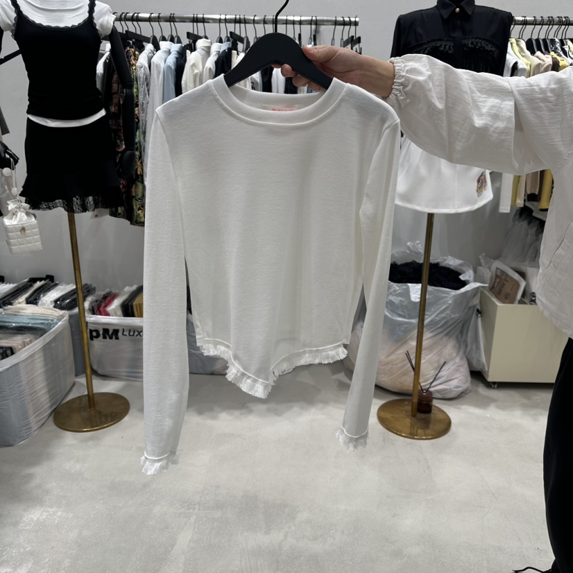 BUBBLE/LOTTIMO東大門實拍女士新品推薦職業熱賣長袖T恤BUBBLE/LOTTIMO長袖T恤圖色1