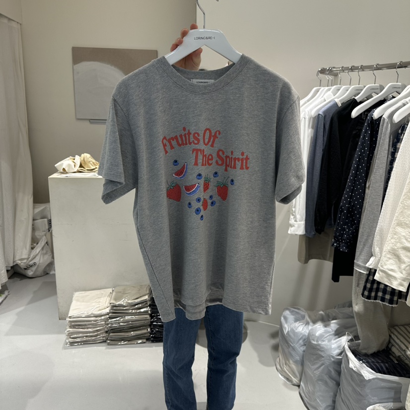 LORING RE I韓國直郵女裝新品推薦26春夏時尚真品人氣T恤LORING RE-I/BARET恤圖色2
