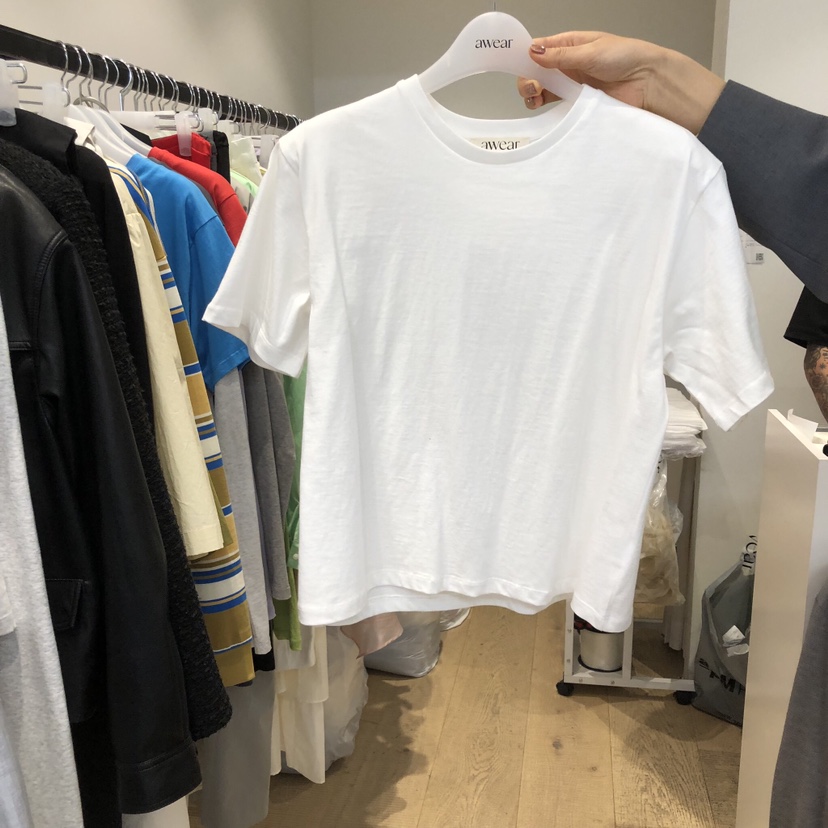 RUMIRU/AWEAR韓國代購女士新品人氣真品推薦T恤不含內搭awear/RUMIRUT恤圖色1