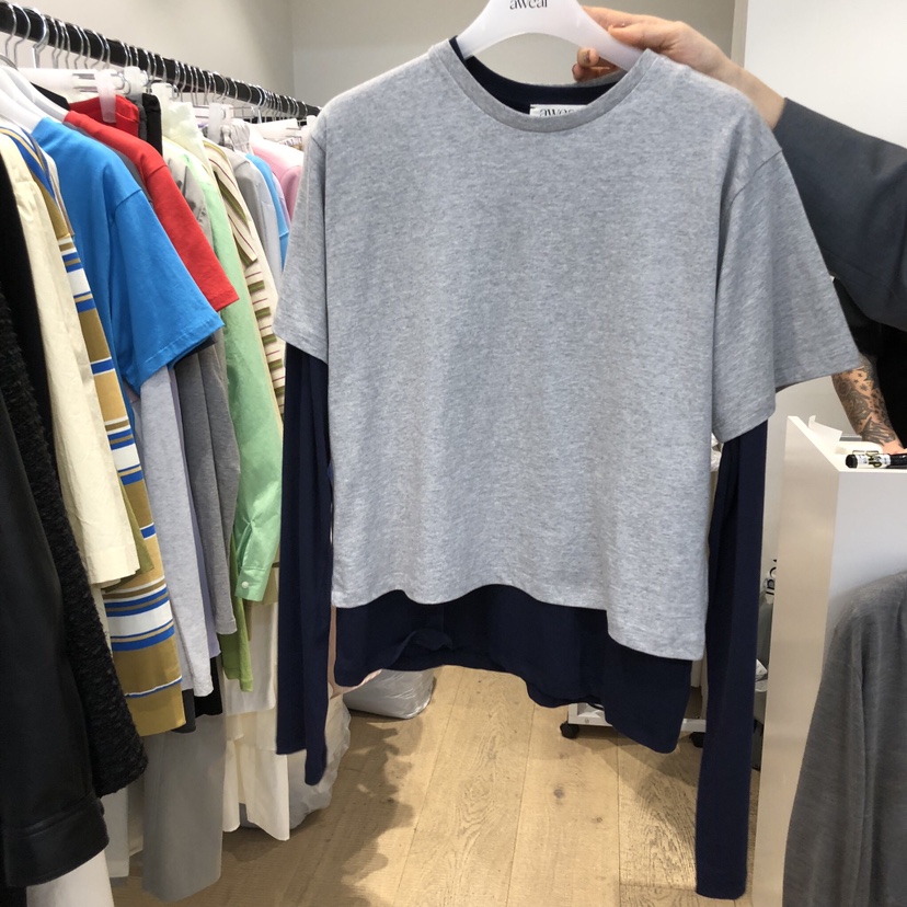 RUMIRU/AWEAR韓國代購女士新品人氣真品推薦T恤不含內搭awear/RUMIRUT恤圖色2