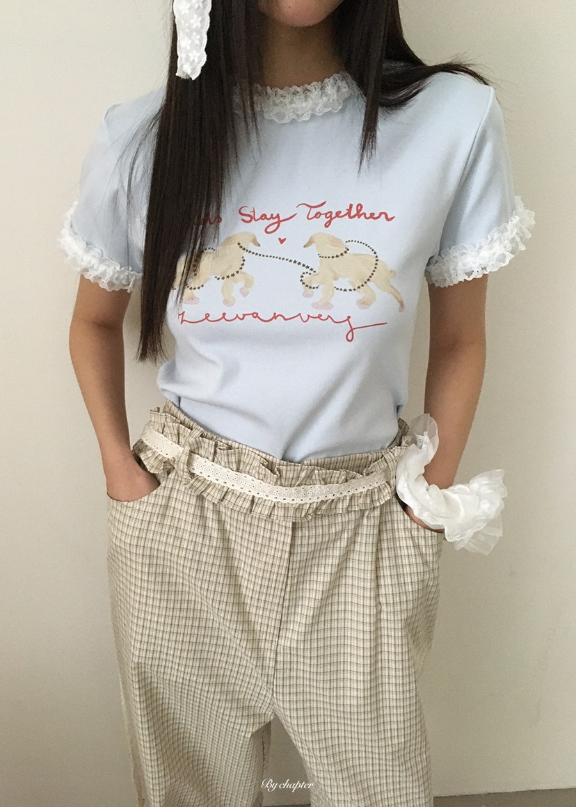 BY CHAPTER東大門代購女裝新品26春夏熱賣職業休閑真品T恤BY ChapterT恤