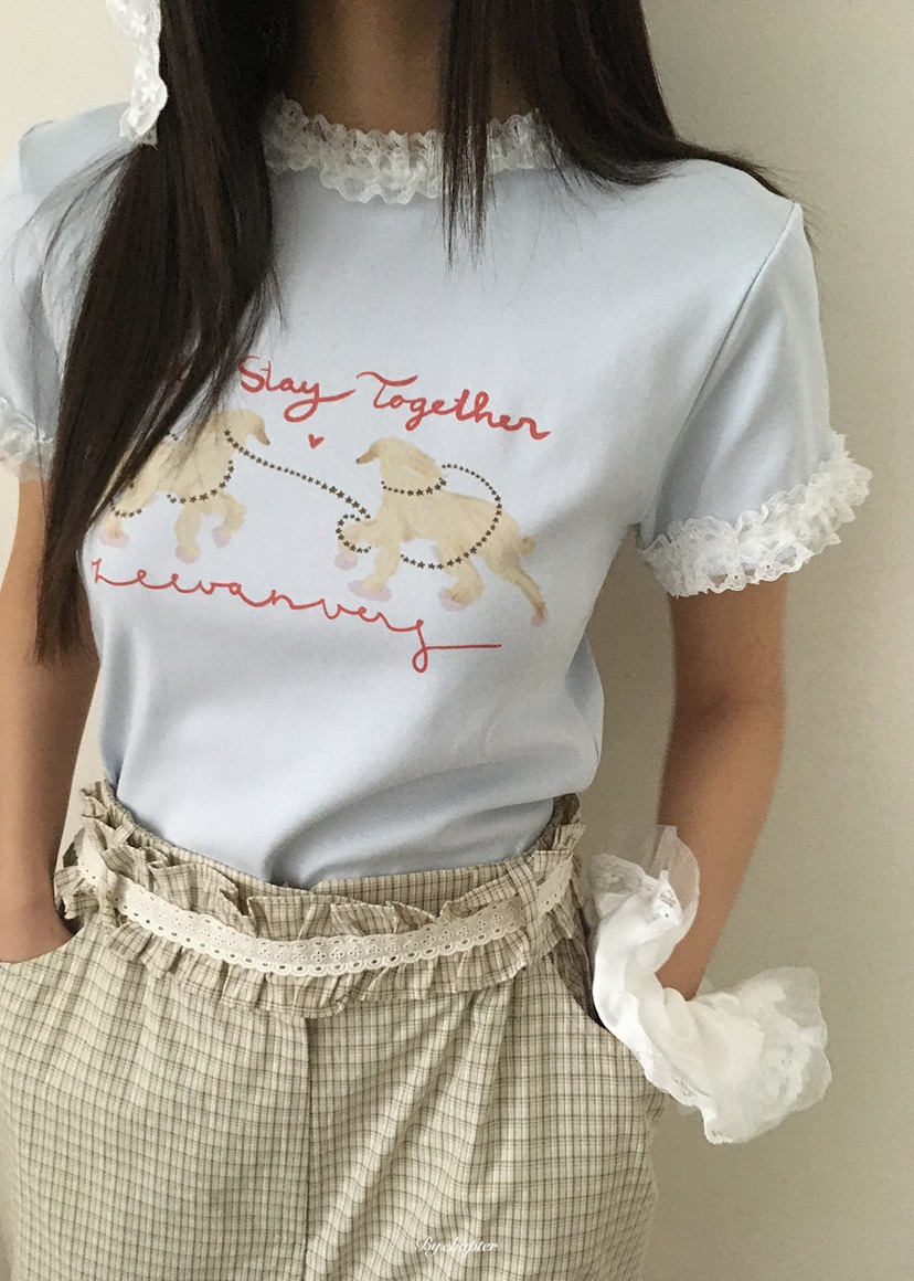 BY CHAPTER東大門代購女裝新品26春夏熱賣職業休閑真品T恤BY ChapterT恤