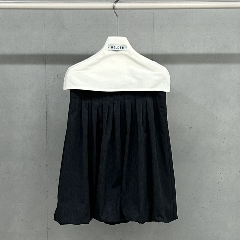 HELDER-P東大門直郵女士新款人氣職業26春夏推薦短裙褶皺HELDER短裙圖色2深灰色