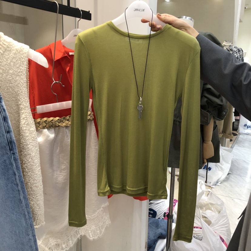 RUMIRU/AWEAR東大門實拍女裝新款推薦熱賣真品人氣長袖T恤awear/RUMIRU長袖T恤圖色3