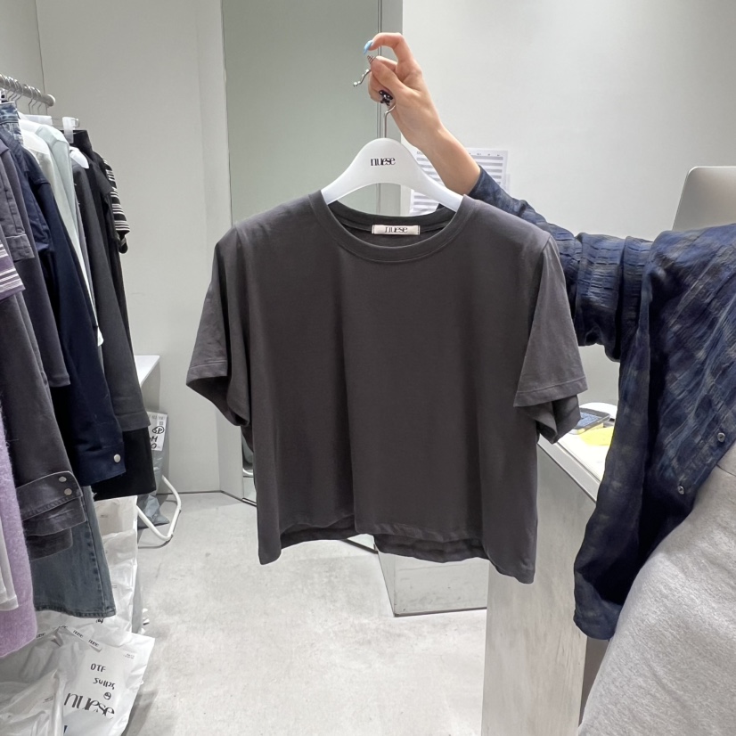 NUESE東大門直郵女裝新款真品推薦人氣職業時尚熱賣T恤短款NUESET恤圖色5