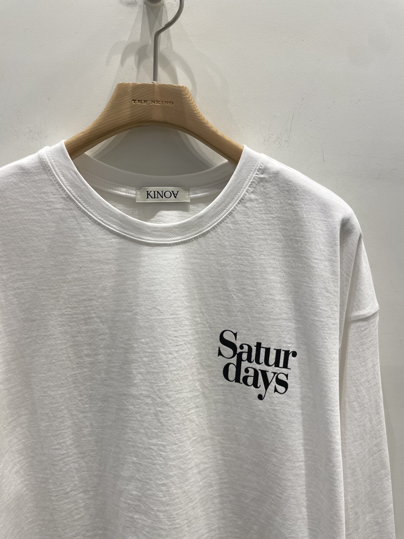 KINOA東大門直郵女裝新款職業熱賣真品推薦人氣長袖T恤長款KINOA長袖T恤