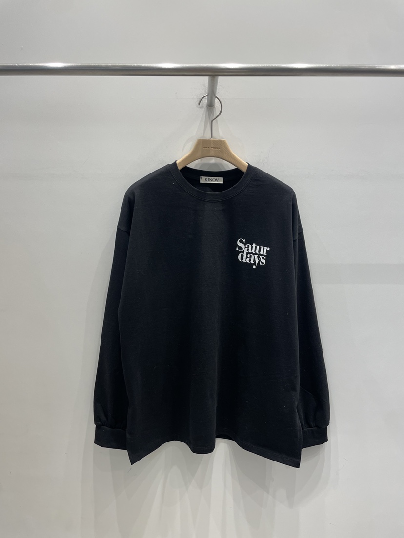 KINOA東大門直郵女裝新款職業熱賣真品推薦人氣長袖T恤長款KINOA長袖T恤圖色4