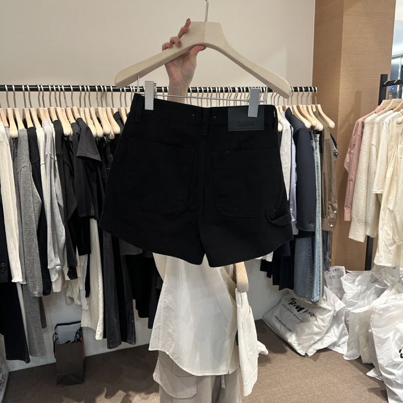 LE BUTTER東大門代購女裝新品休閑職業26春夏時尚短褲短款LE BUTTER短褲