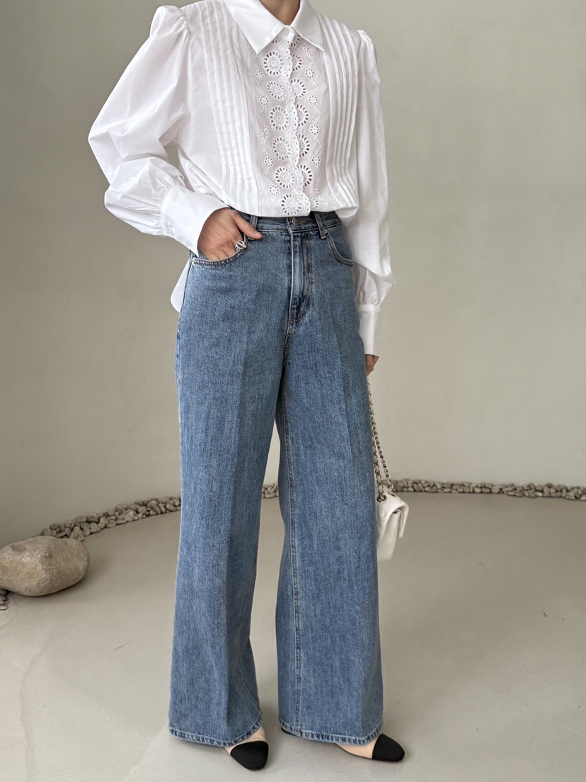 DEMAR東大門代購女士新款人氣休閑推薦熱賣襯衫蕾絲衫格子DEMAR襯衫/蕾絲衫