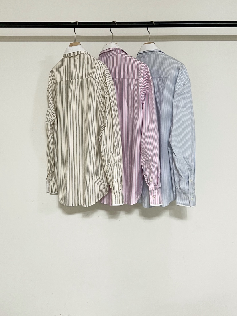 CLAFO韓國代購女裝新款26春夏熱賣真品休閑襯衫蕾絲衫雙層CLAFO襯衫/蕾絲衫