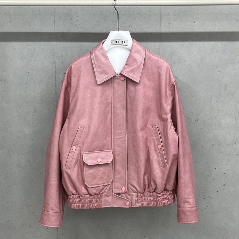 HELDER-P東大門實拍女士新款真品人氣熱賣休閑皮衣口袋羊皮HELDER皮衣圖色1
